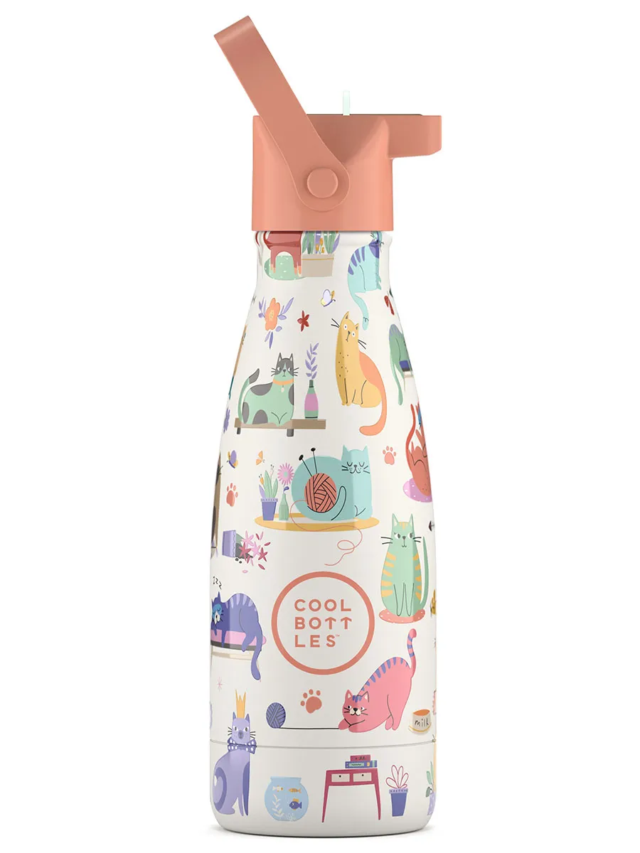 Термос-термобутылка Cool Bottles Kids серия Enjoyer Kitty Club 260мл CBBK26KC. Изображение 1