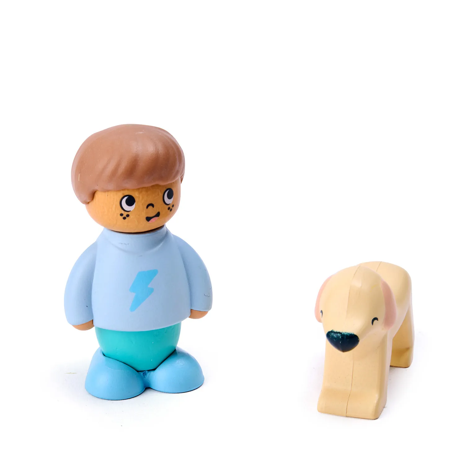 Набор игровой HAPE «Мальчик и собака» (детская иллюстрированная книга Hape Land) E3431_HP