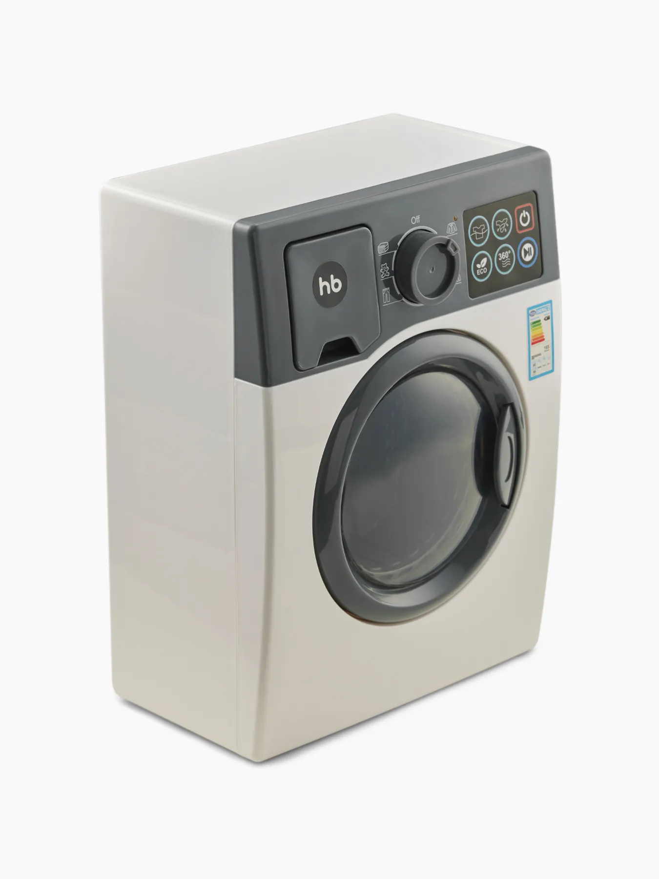 Машина стиральная игрушечная Happy Baby SPIN TIME «СПИН ТАЙМ» белый 331949