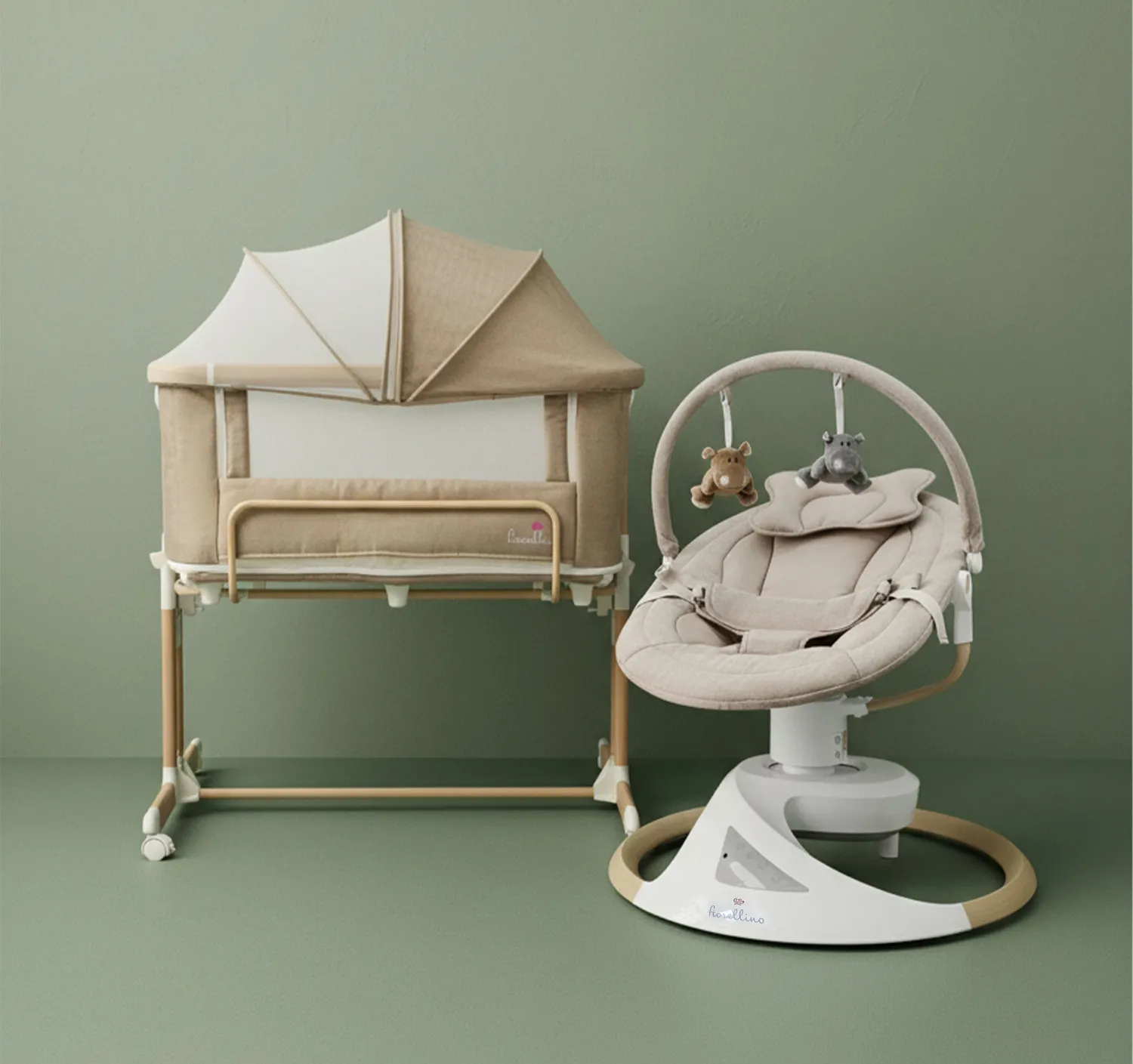 Промонабор Fiorellino: Люлька приставная и качели