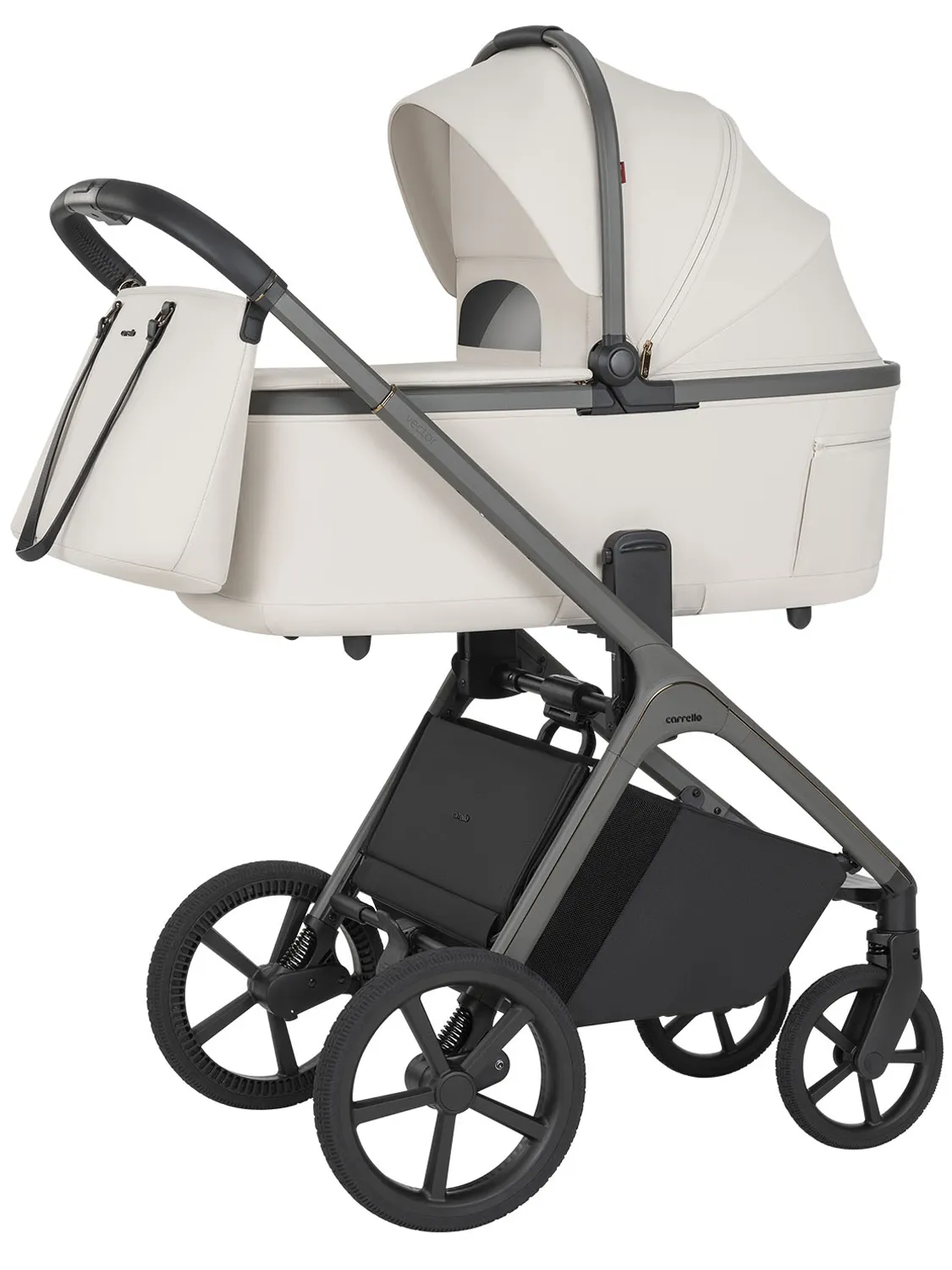 Коляска 2 в 1 CARRELLO Vector F CRL-6700, бежевый (zephyr beige). Изображение 2