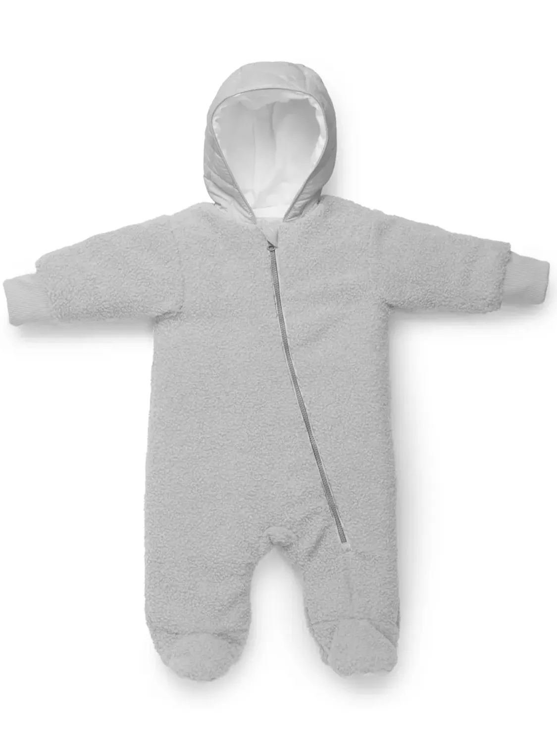 Комбинезон детский утепленный Mansita Teddy цвет серый