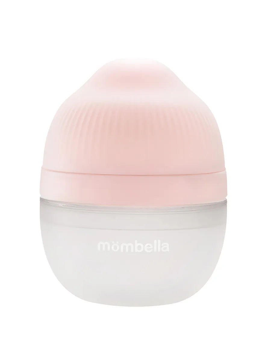 Бутылочка Mombella силиконовая антиколиковая Wide Neck широкая 120 мл розовая 8138. Изображение 13