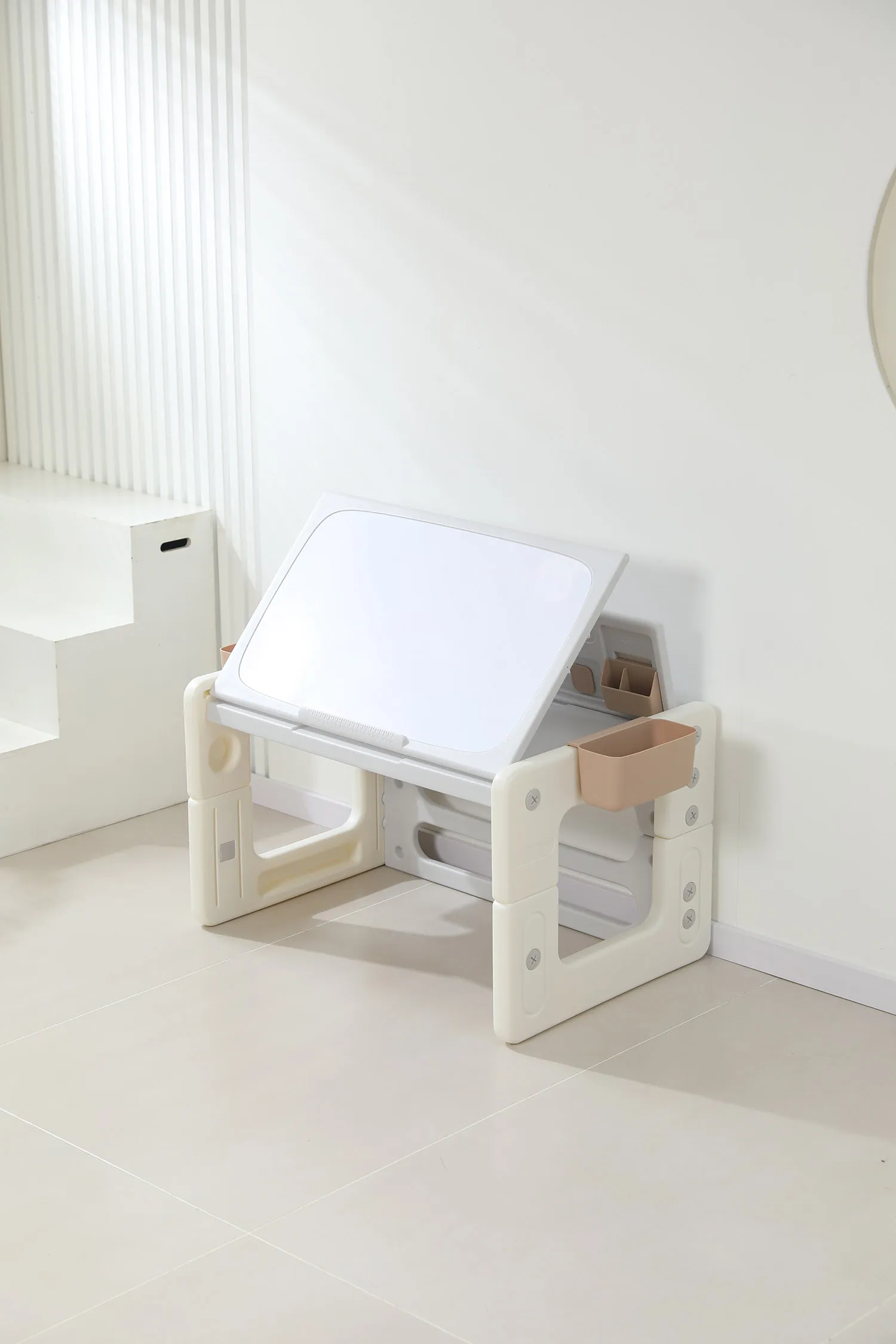 Стол со стульчиком 4 в 1 детский развивающий UNIX Kids Camel PPT4IN1CL