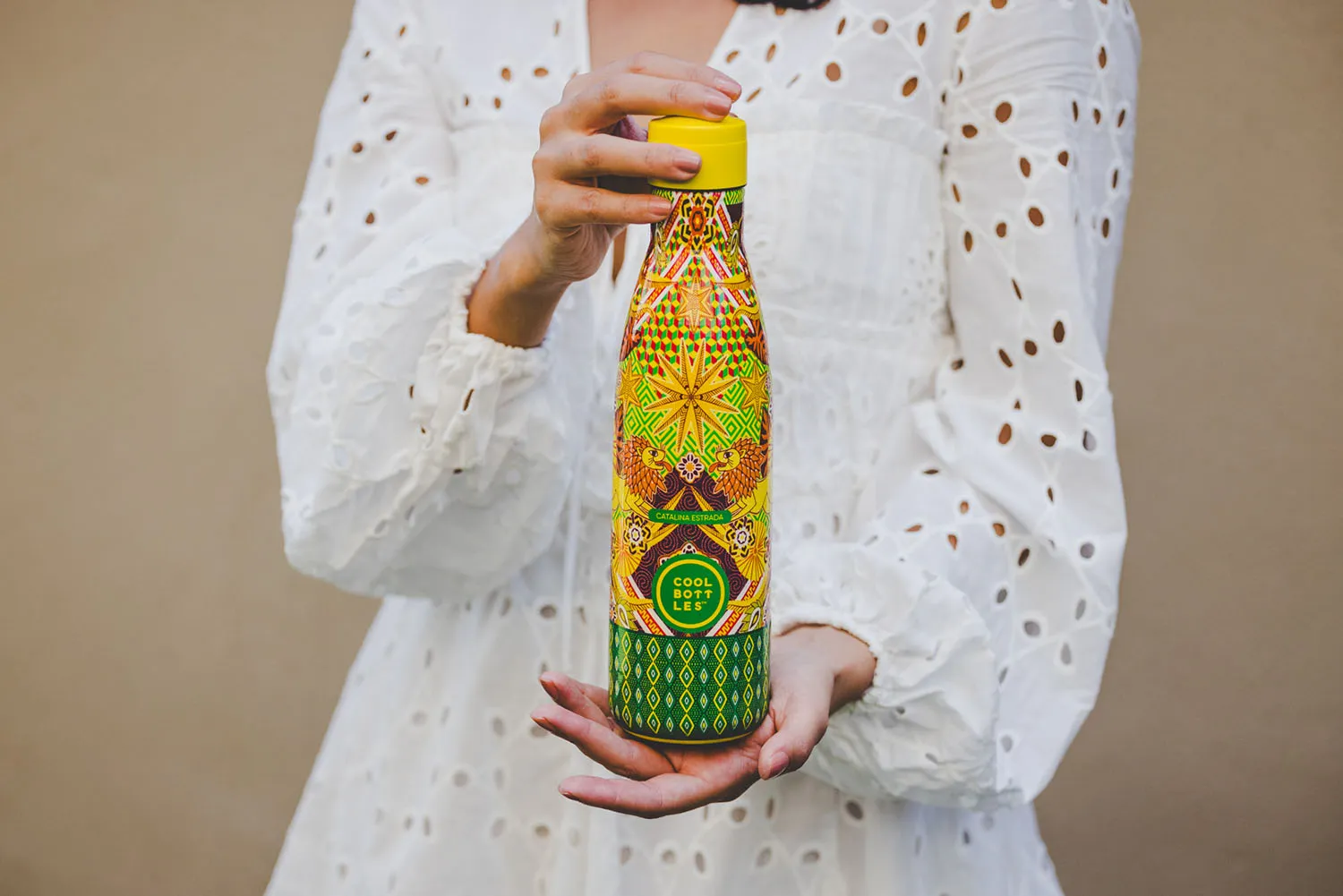 Термос-термобутылка Cool Bottles Catalina Estrada Mystical Lionss 500 мл