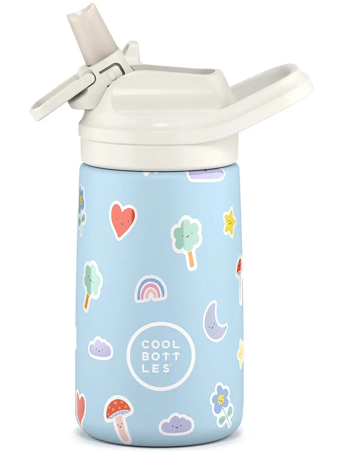 Термос-термобутылка Cool Bottles Kiddie Rainbow Clouds 350 мл