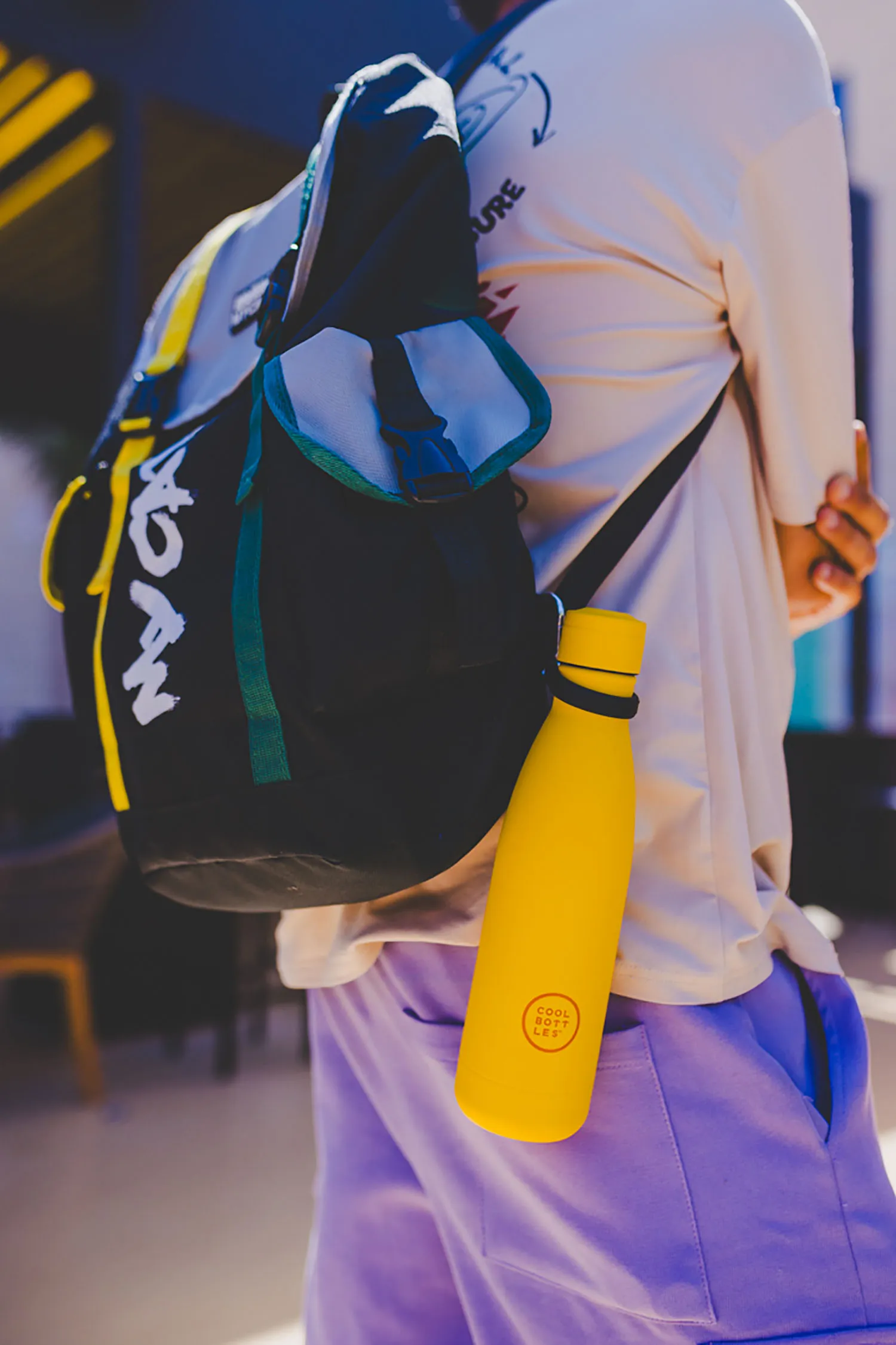 Термос-термобутылка Cool Bottles Vivid Yellow 500 мл