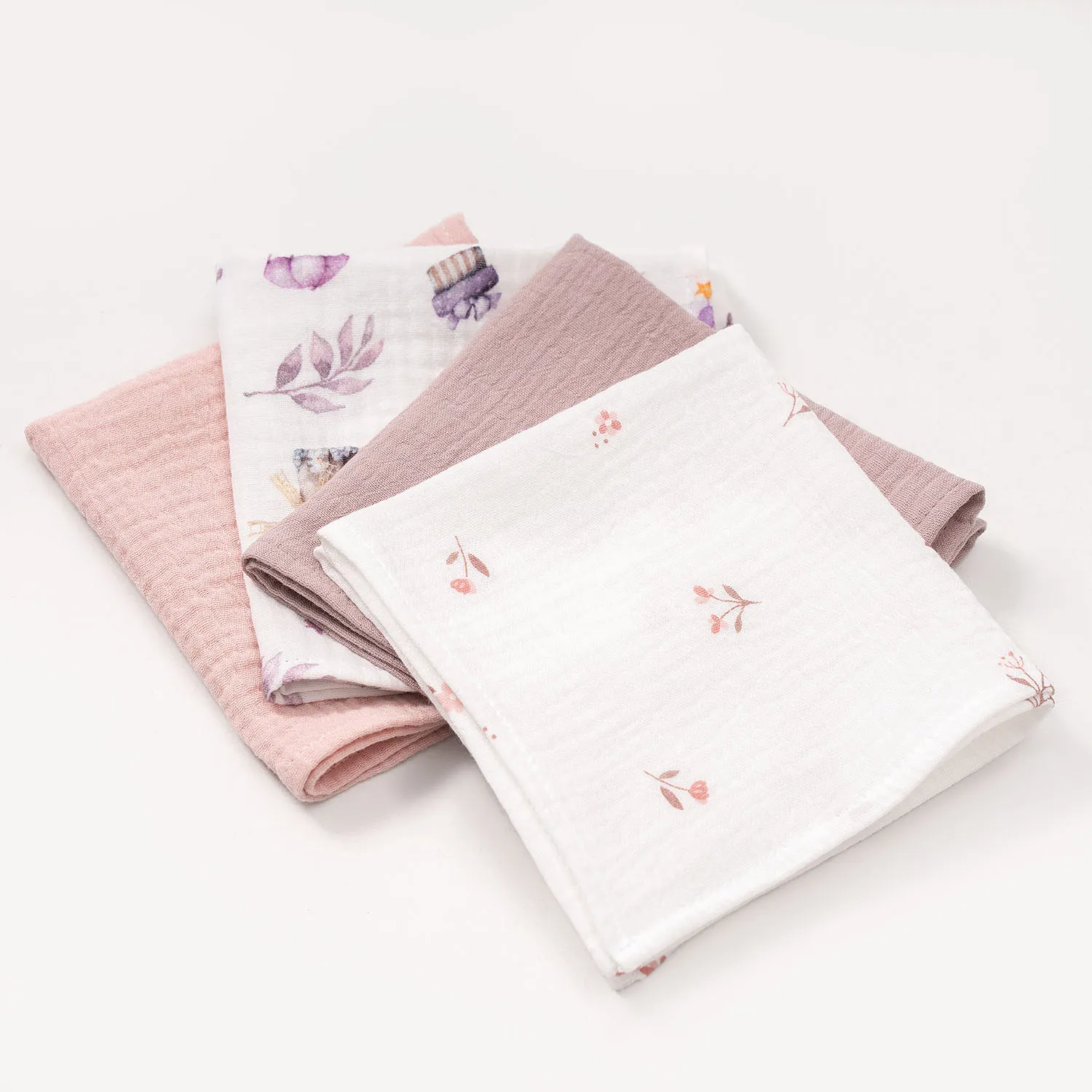 Комплект муслиновых платочков-салфеток PERINA