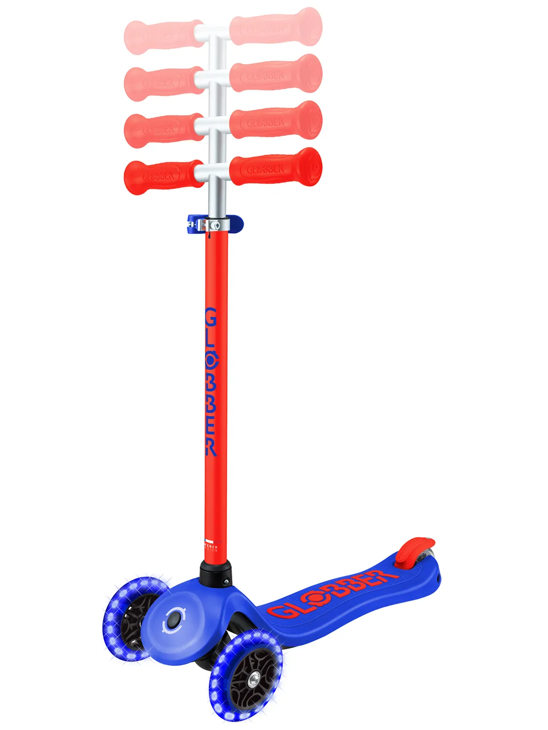 Самокат Globber Primo Plus Lights Neon