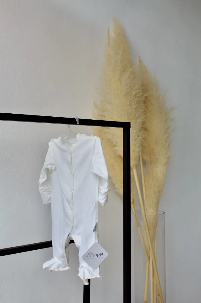 Комплект Lapsi № 1.1: комбинезоны белый/серый/молочный (3 шт)