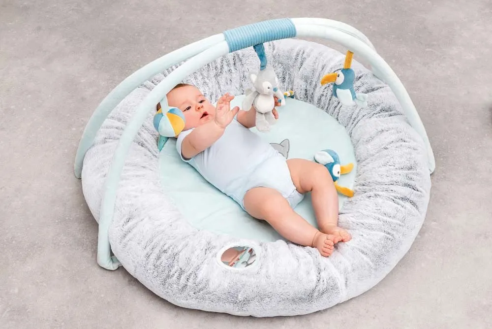 Плед 100х135 см Nattou Tim & Tiloo Лошадка и Волк 498425