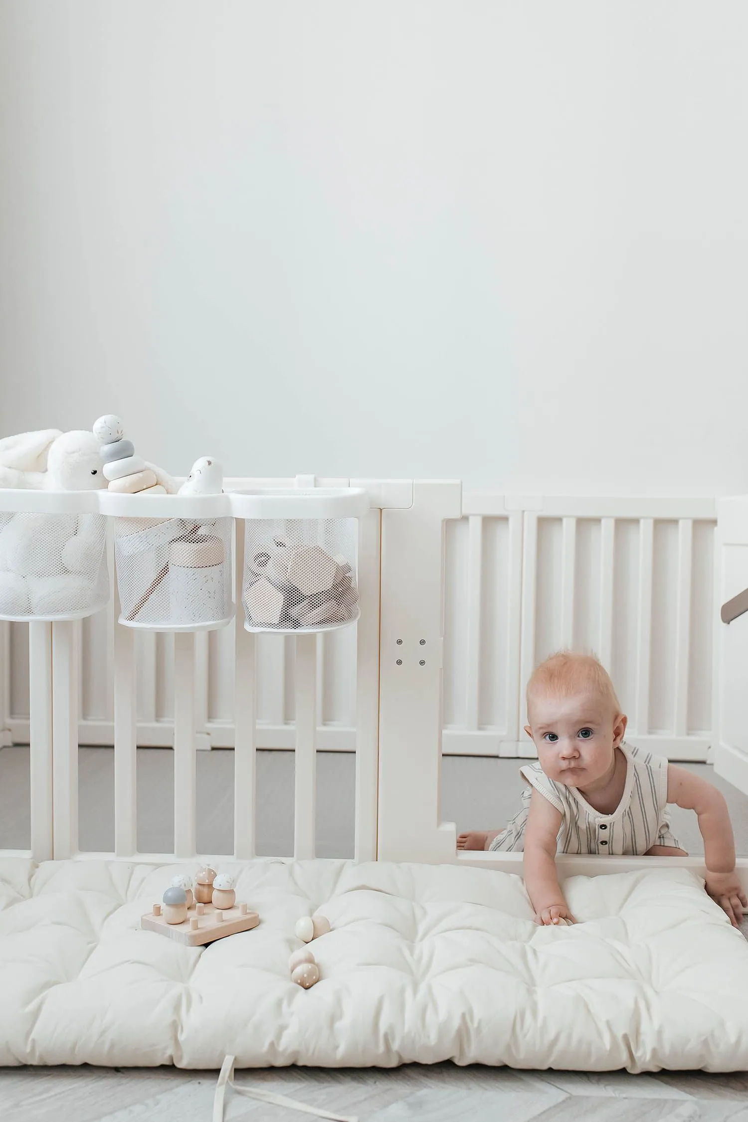 Органайзер для хранения подвесной UNIX Kids White с тремя отделениями универсальный PPBH3W