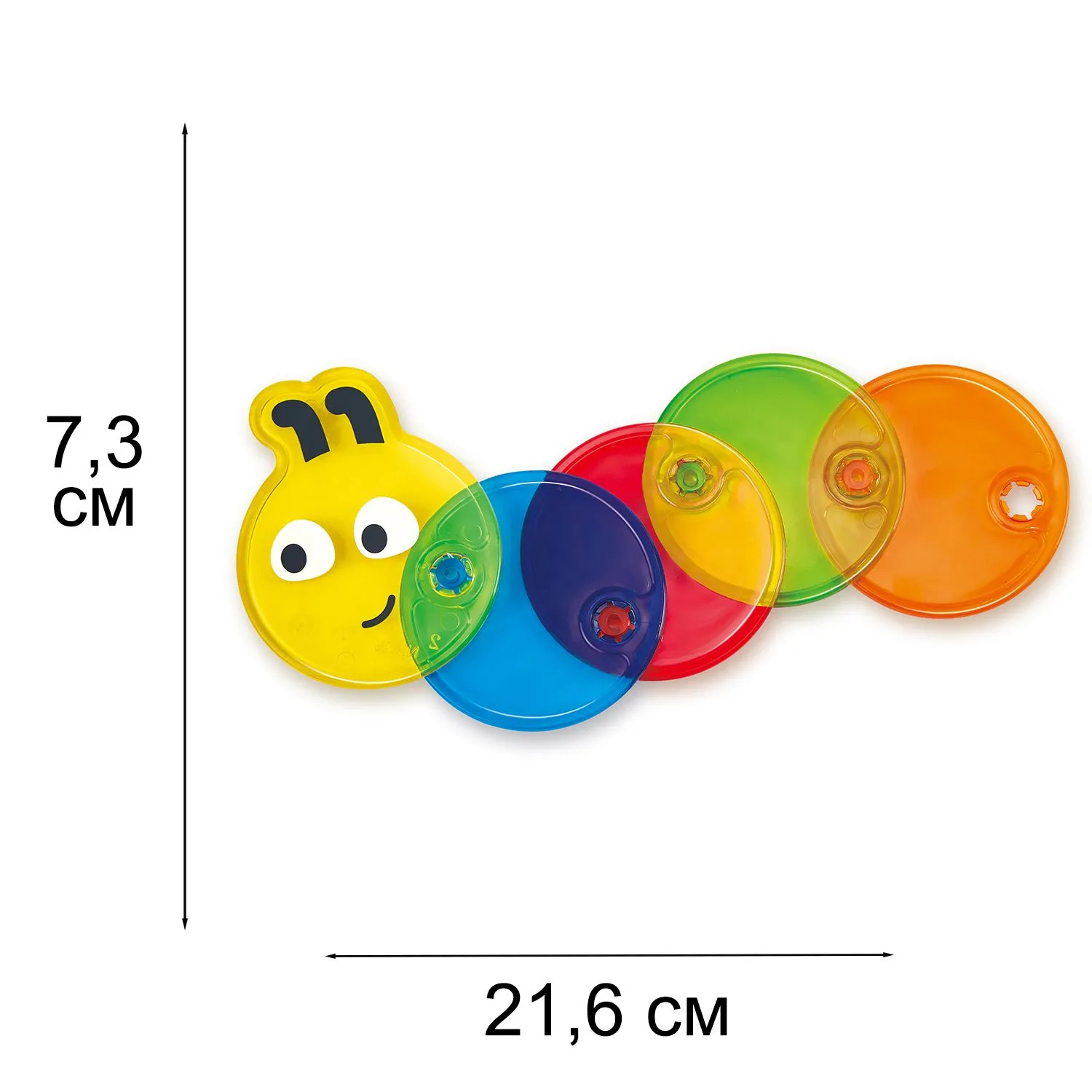 Игрушка Hape развивающая "Гусеница" разноцветная E1004_HP