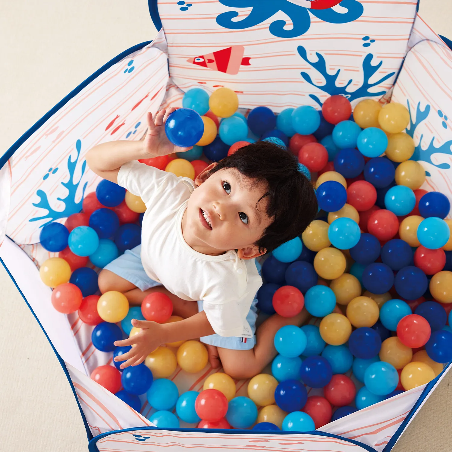 Бассейн сухой детский HAPE «Океан» с 200 шариками E8973_HP