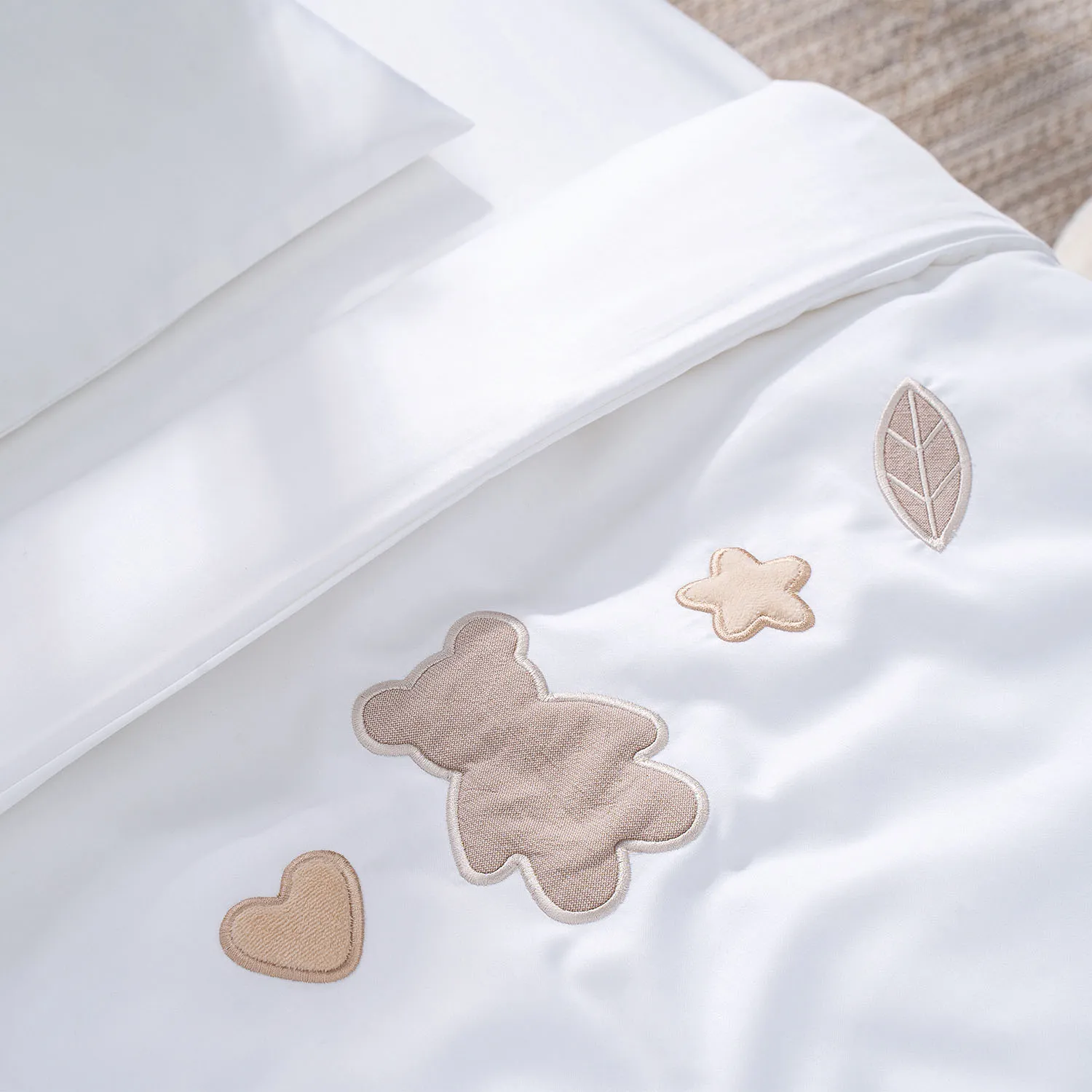 Постельное белье PERINA Teddy Sateen 2 предмета: пододеяльник 140х100, наволочка 60х40 см