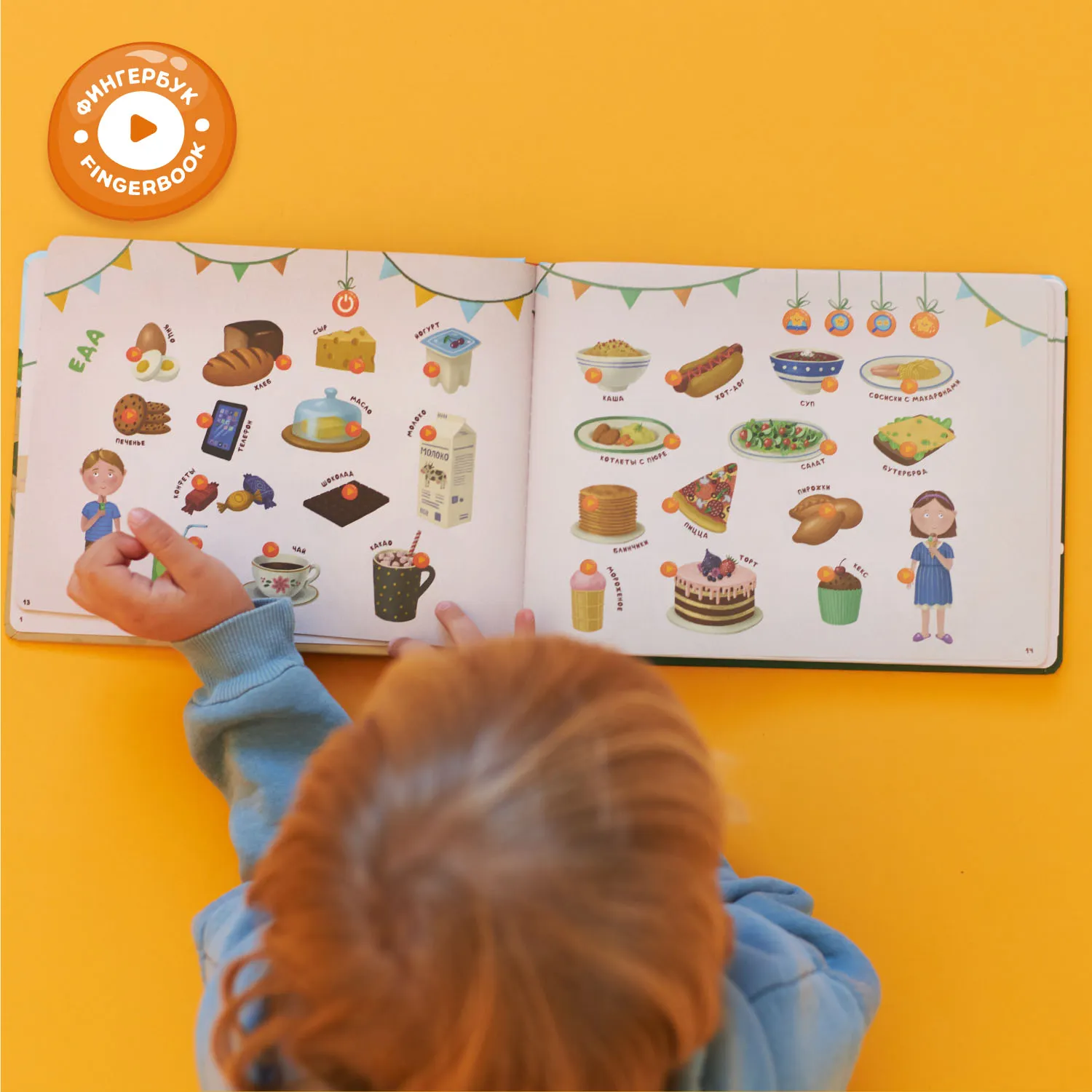 Книга интерактивная Alilo Abumba Fingerbook «Всё обо всём» ABU-FING-01