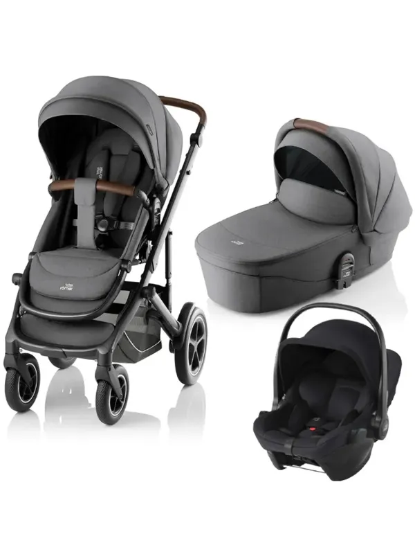 Комплект 3 в 1 Britax Roemer Smile 5Z Style Carbon Black + BS CORE Space Black. Изображение 20