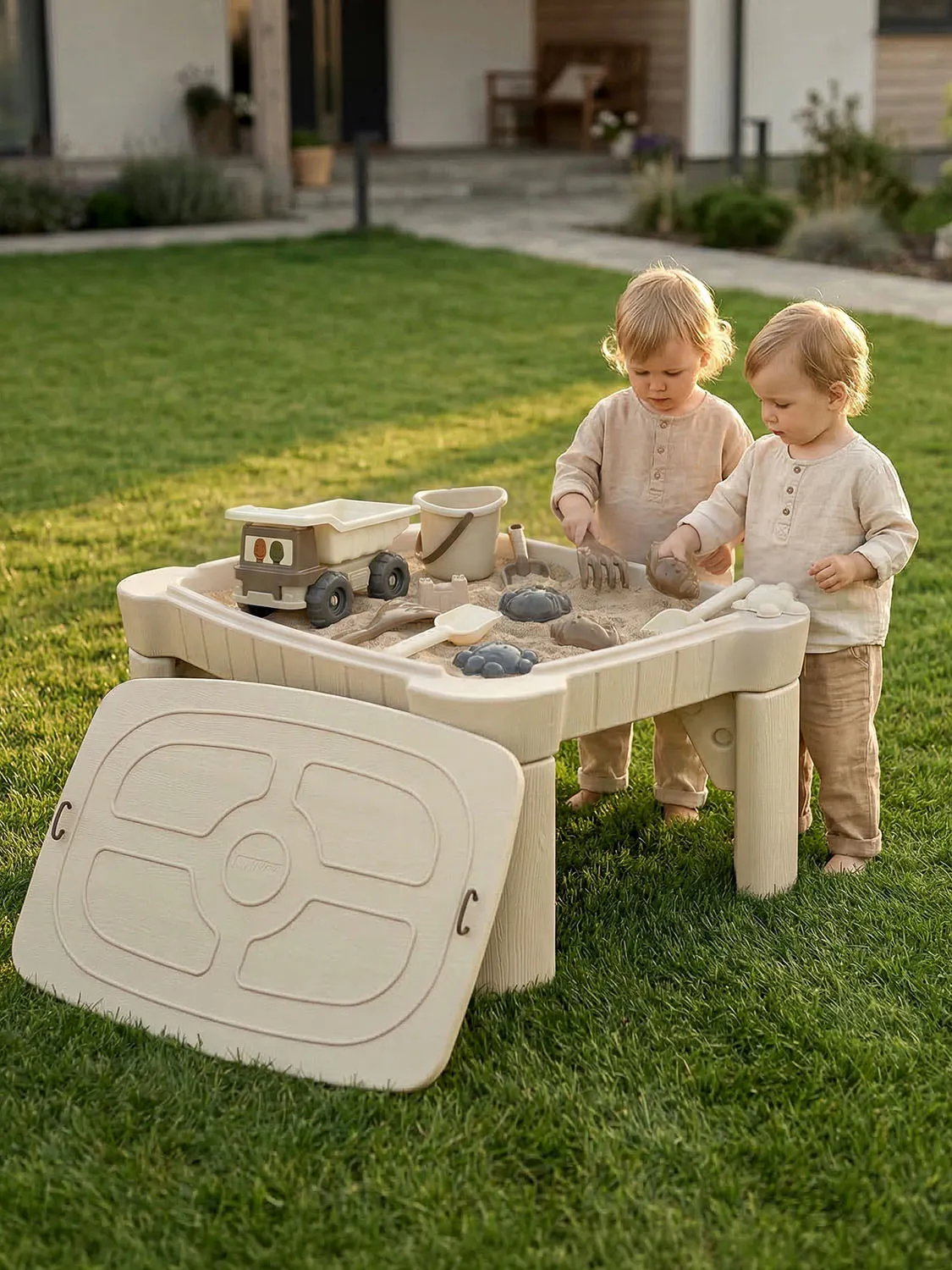 Песочница UNIX Kids стол с крышкой Table 96х66