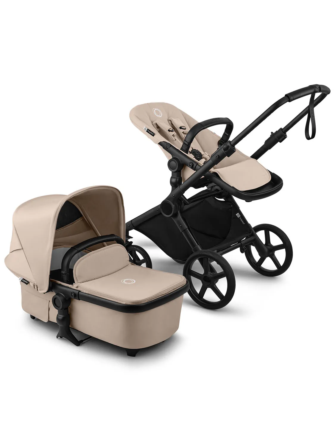 Коляска 2 в 1 Bugaboo Cub complete, БЕЖЕВЫЙ (BLACK/DESERT TAUPE-DESERT TAUPE). Изображение 1