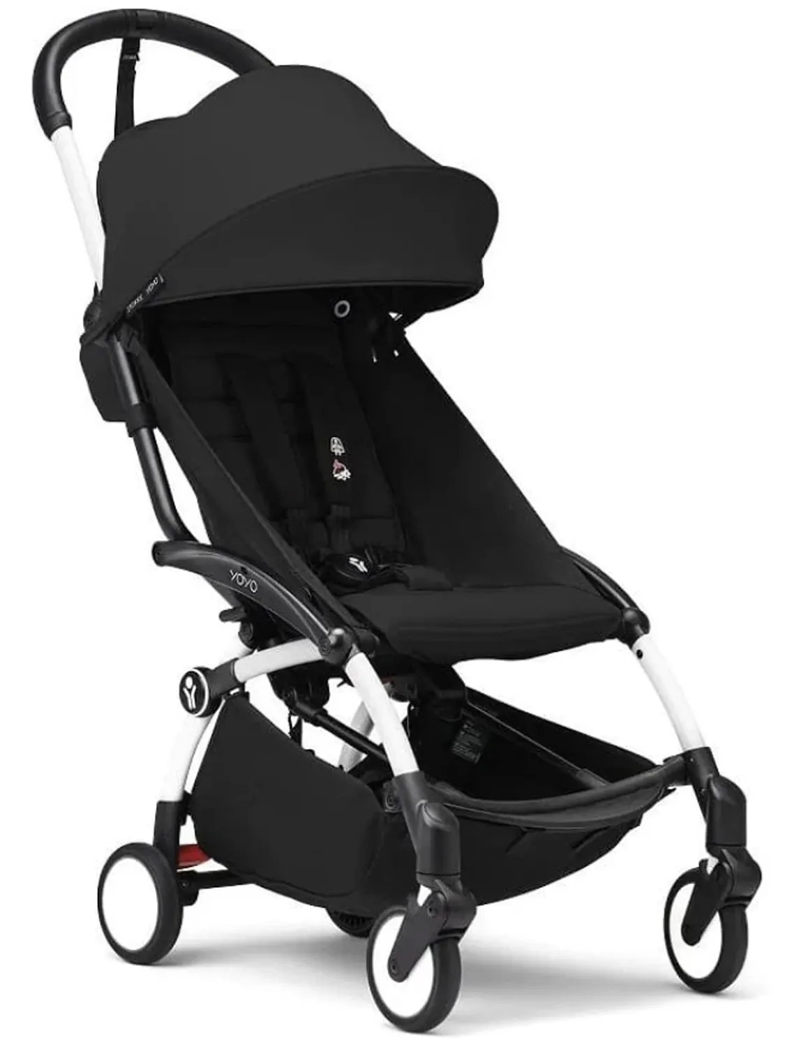 Коляска 2 в 1 Stokke YOYO3 shell, черный, рама белая. Изображение 10