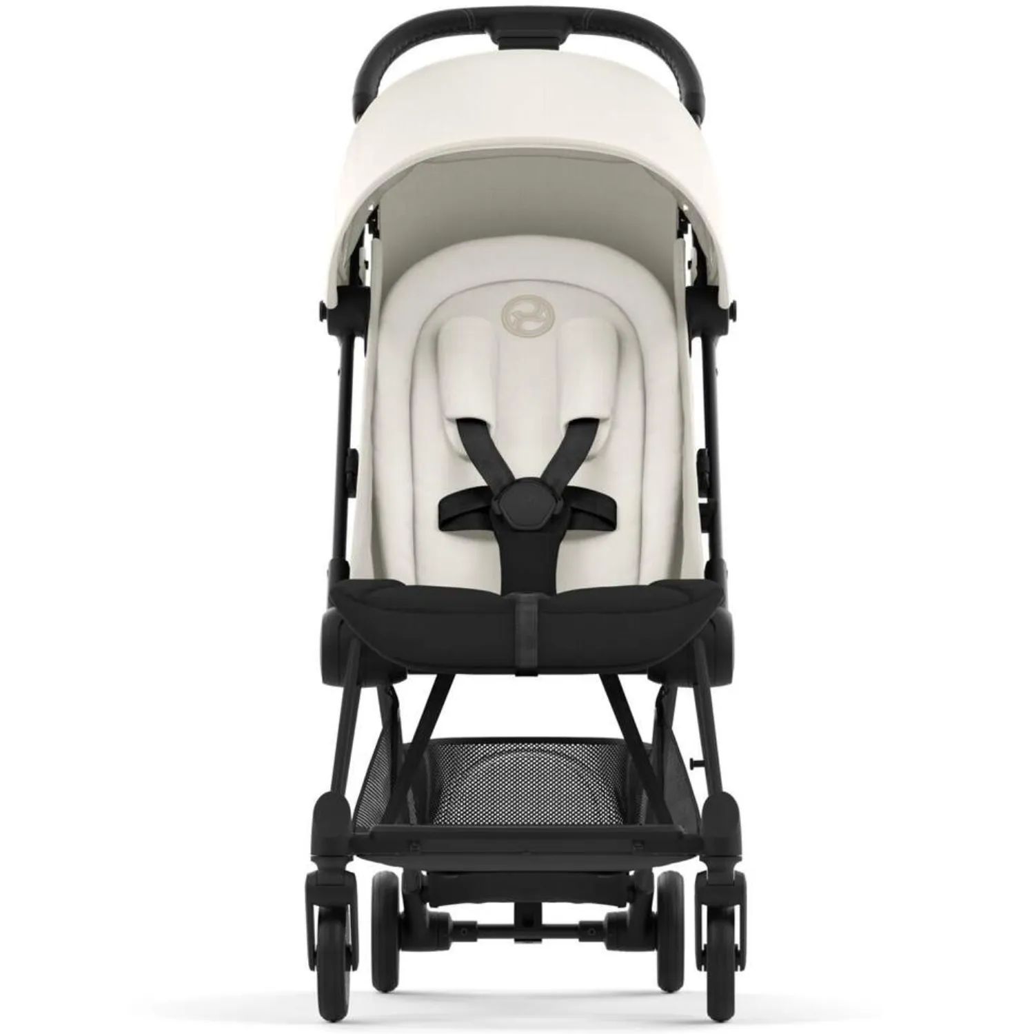 Коляска прогулочная Cybex Coya шасси Matt Black с дождевиком и бампером