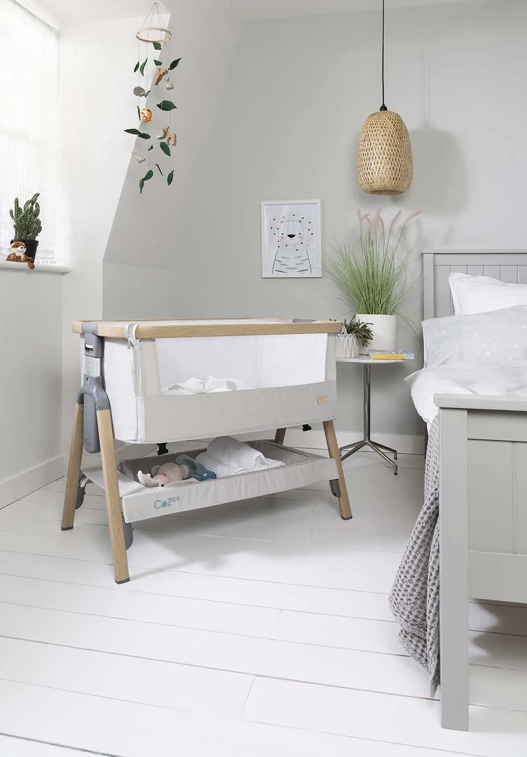 Колыбель Tutti Bambini CoZee Oak and Silver 211205/3596 + Гамак Fiorellino