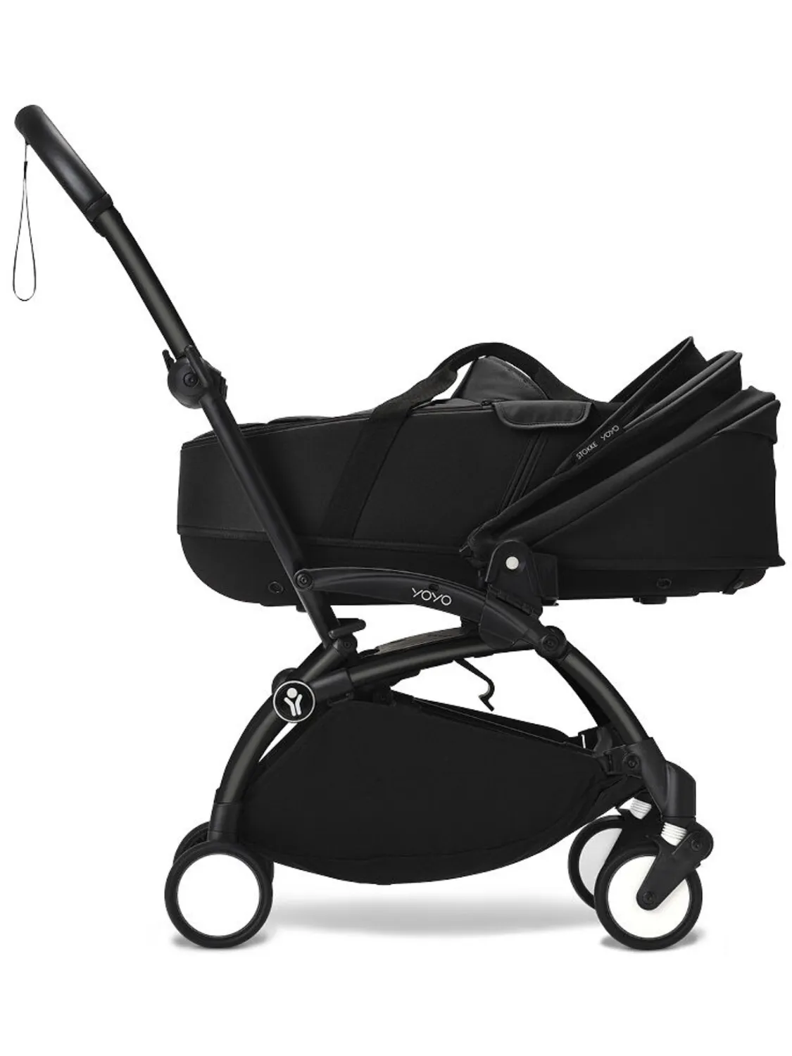 Коляска 2 в 1 Stokke YOYO3 shell, черный, рама черная. Изображение 3