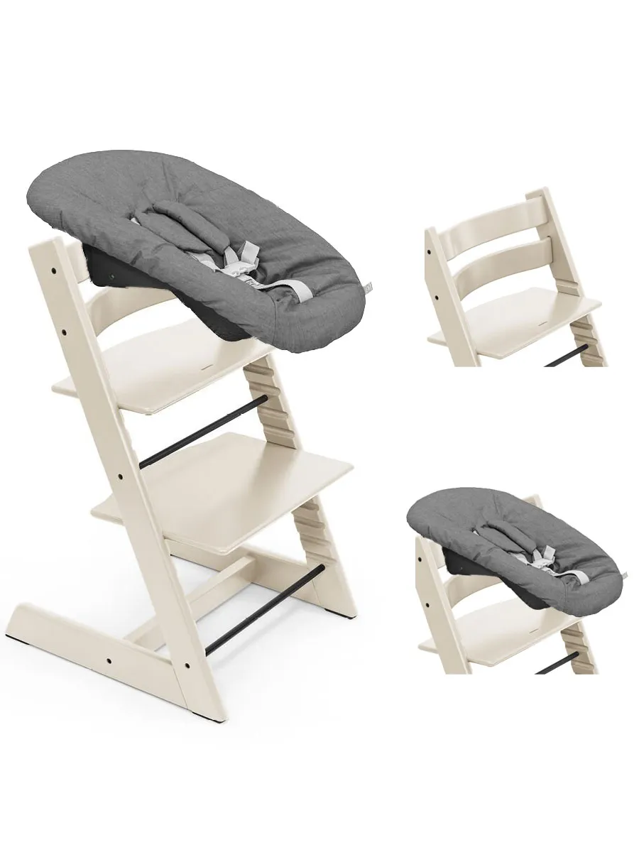 Стульчик растущий для новорожденных Stokke Tripp Trapp бук с сиденьем Newborn