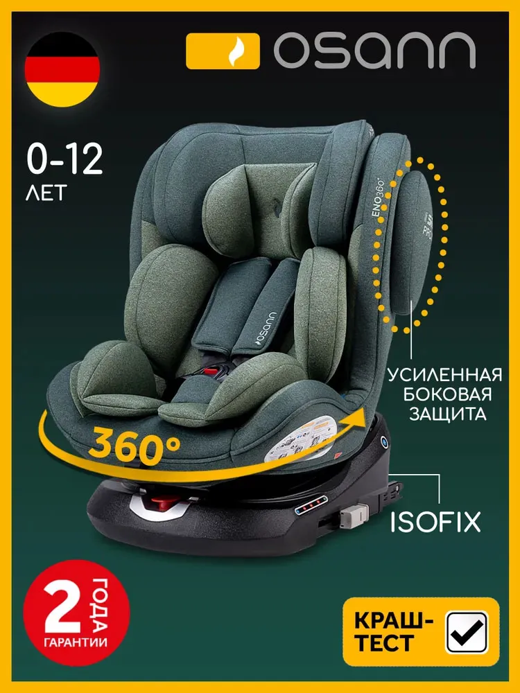 Автокресло 0+/1/2/3 Osann ENO 360°