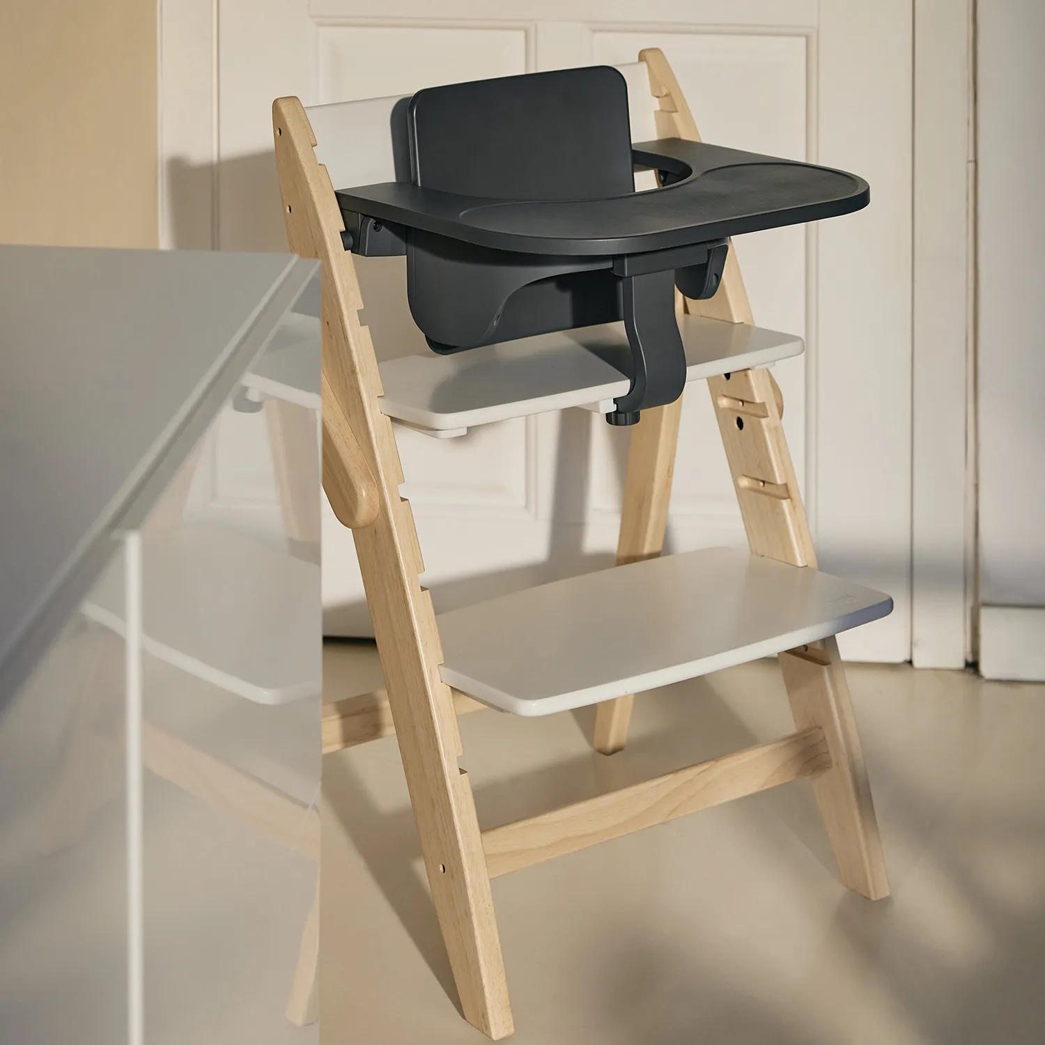 Растущий стульчик Moji by ABC-Design Yippy ВСЁ ВКЛЮЧЕНО cotton, текстиль birch