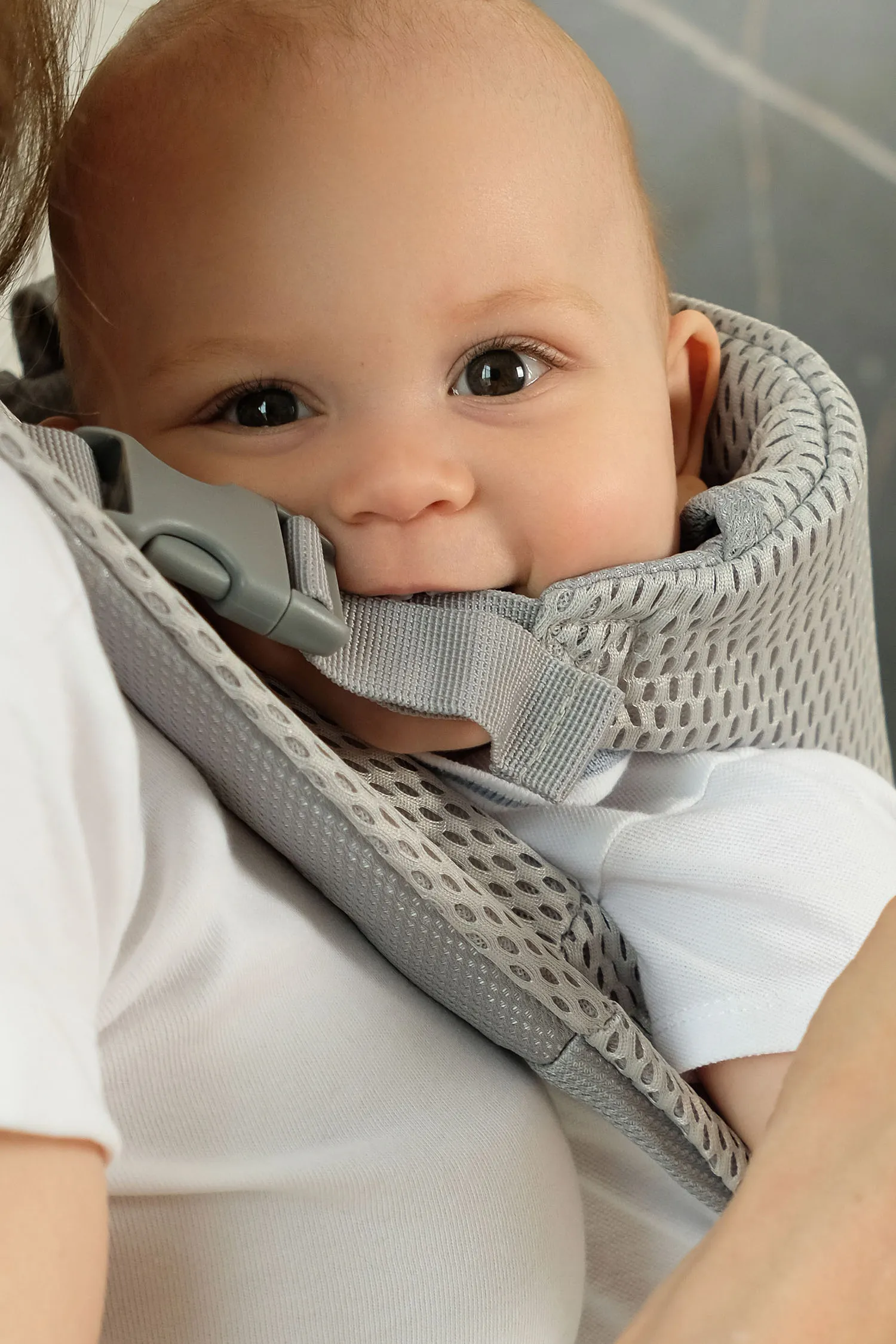 Рюкзак переноска Fiorellino dark grey mesh MD2003