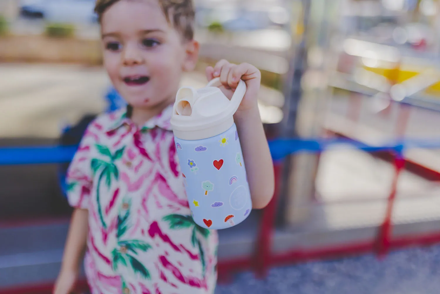 Крышка Cool Bottles Kiddie Cap с ёршиком и трубочкой