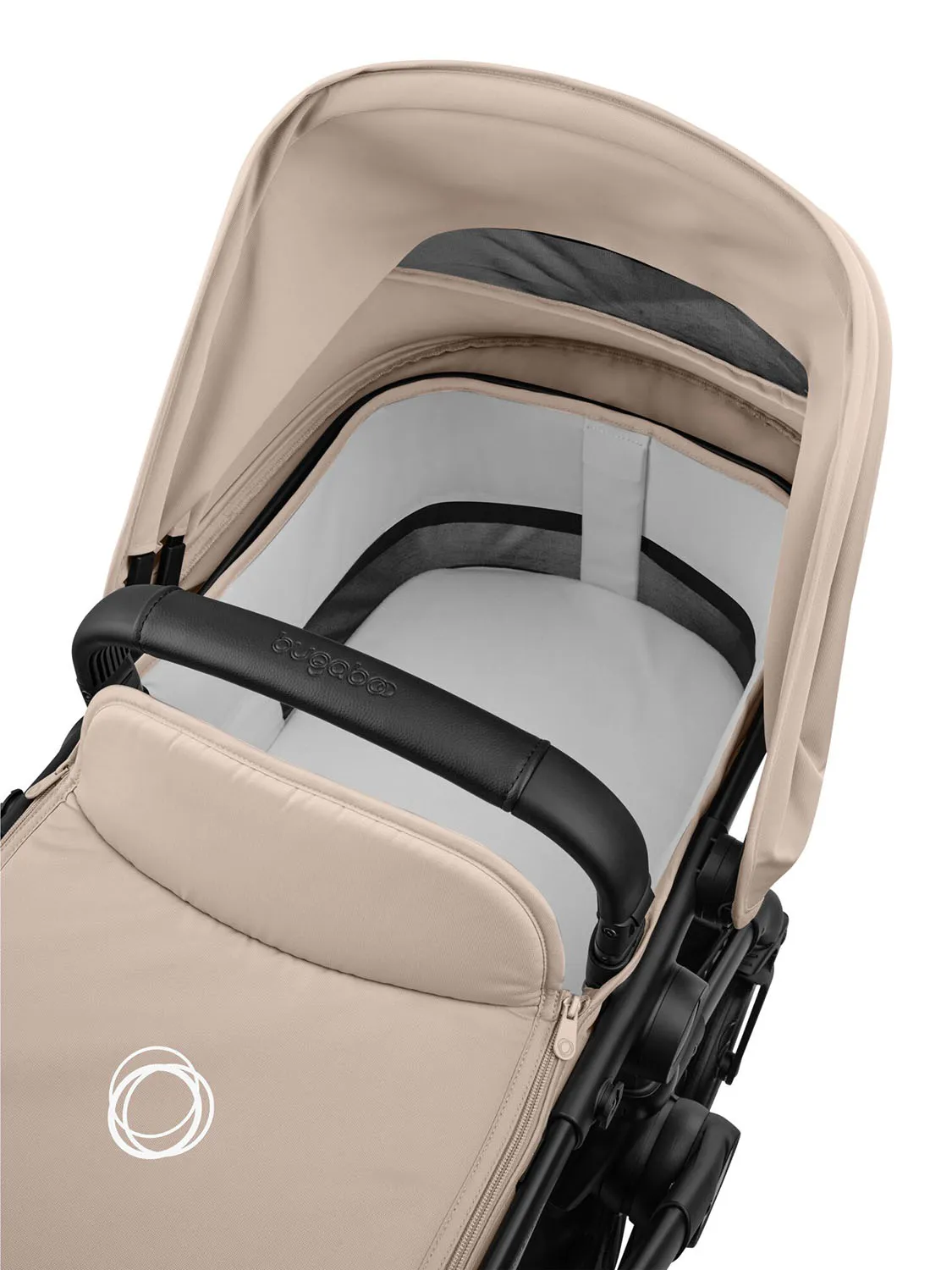 Коляска 2 в 1 Bugaboo Cub complete, БЕЖЕВЫЙ (BLACK/DESERT TAUPE-DESERT TAUPE). Изображение 3