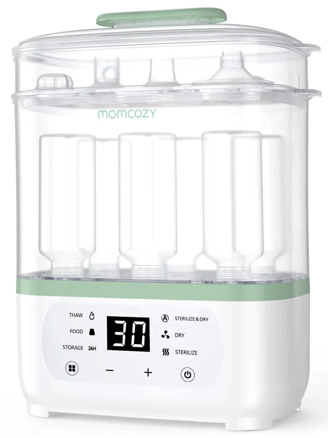 Стерилизатор Momcozy электрический паровой для детских бутылочек 8 в 1 BS02