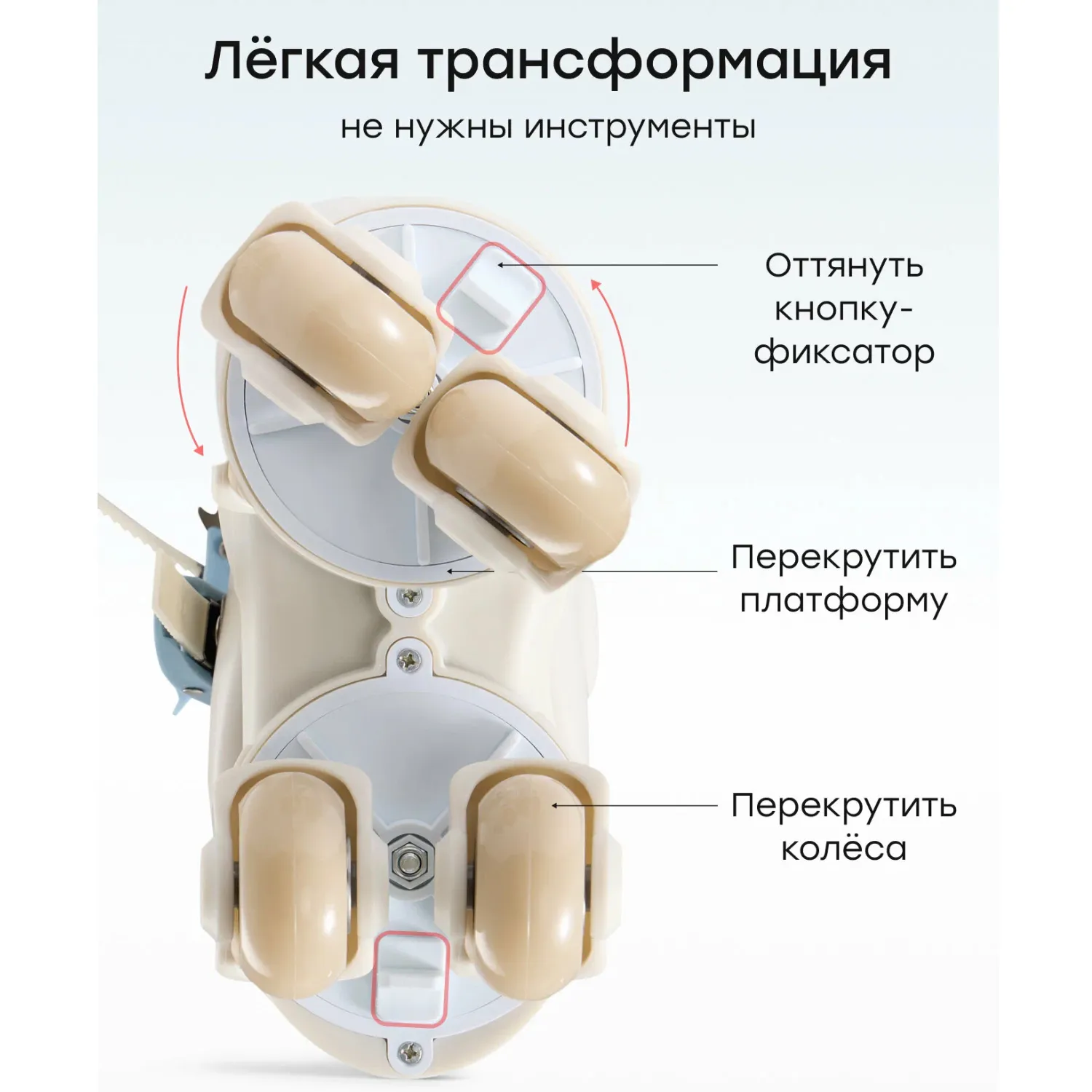 Коньки роликовые Happy Baby Vibers раздвижные р.31-34