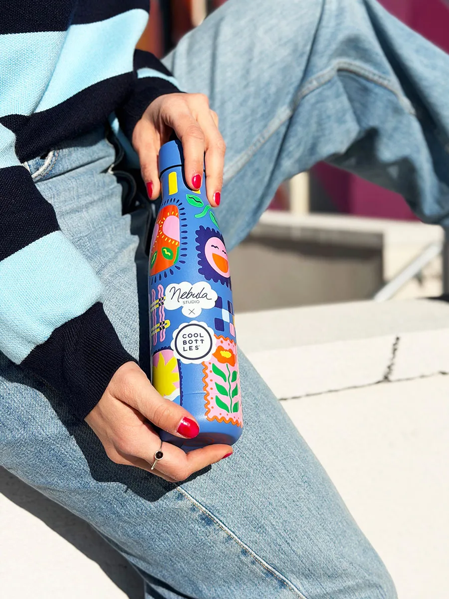 Термос-термобутылка Cool Bottles Nebula Studio Patch Zone 500мл CBB50PZN. Изображение 5