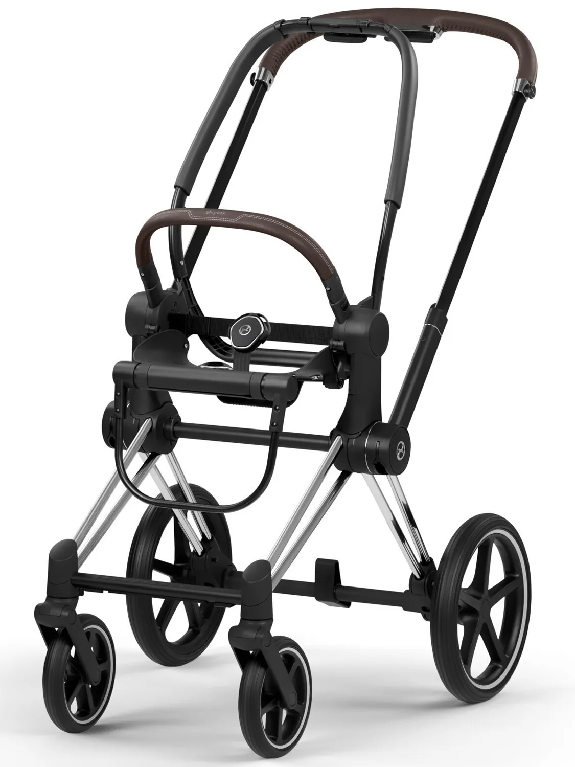 Коляска 2 в 1 Cybex Priam Style шасси Chrome Brown