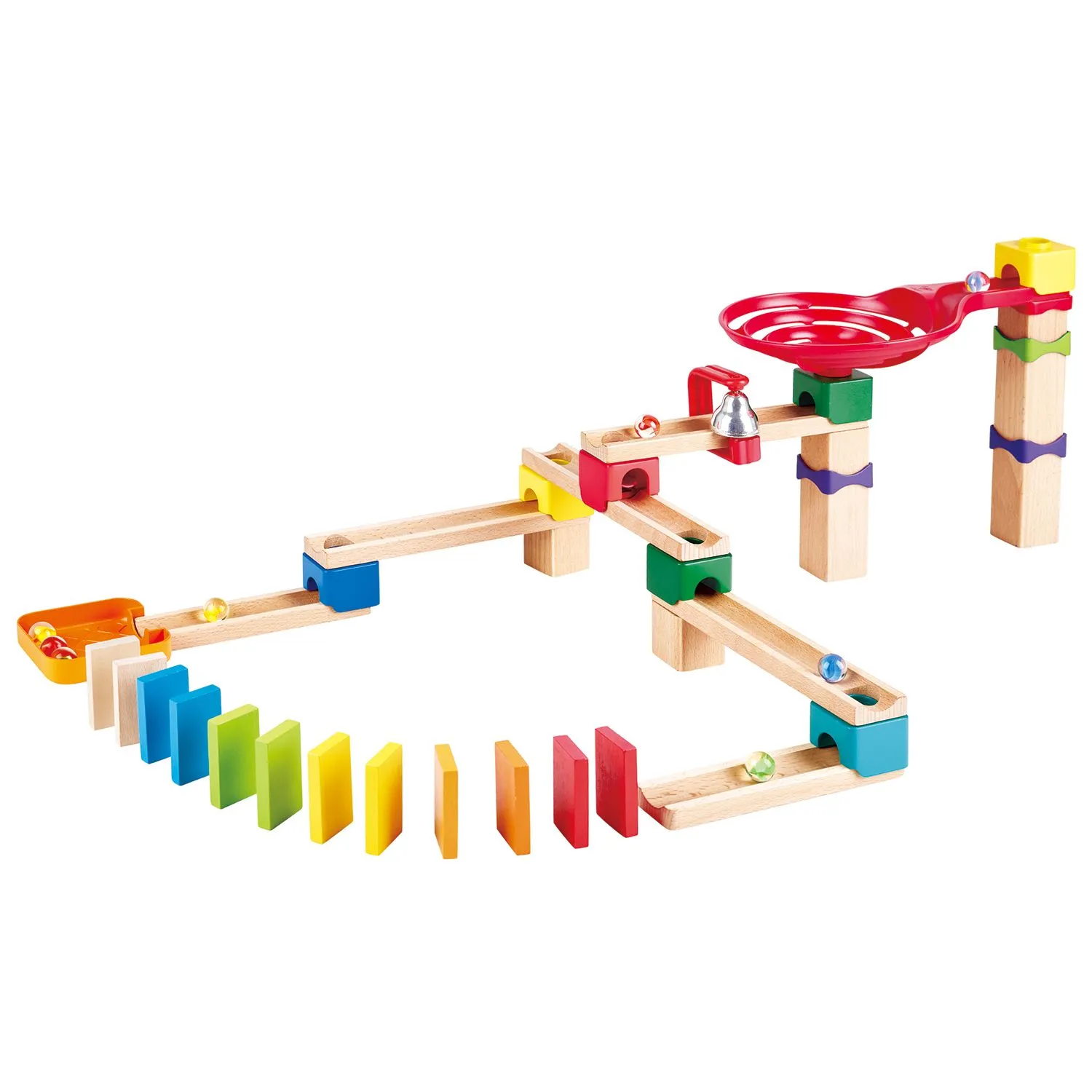 Игровой набор Hape «Съезд шариков с домино» E1102_HP