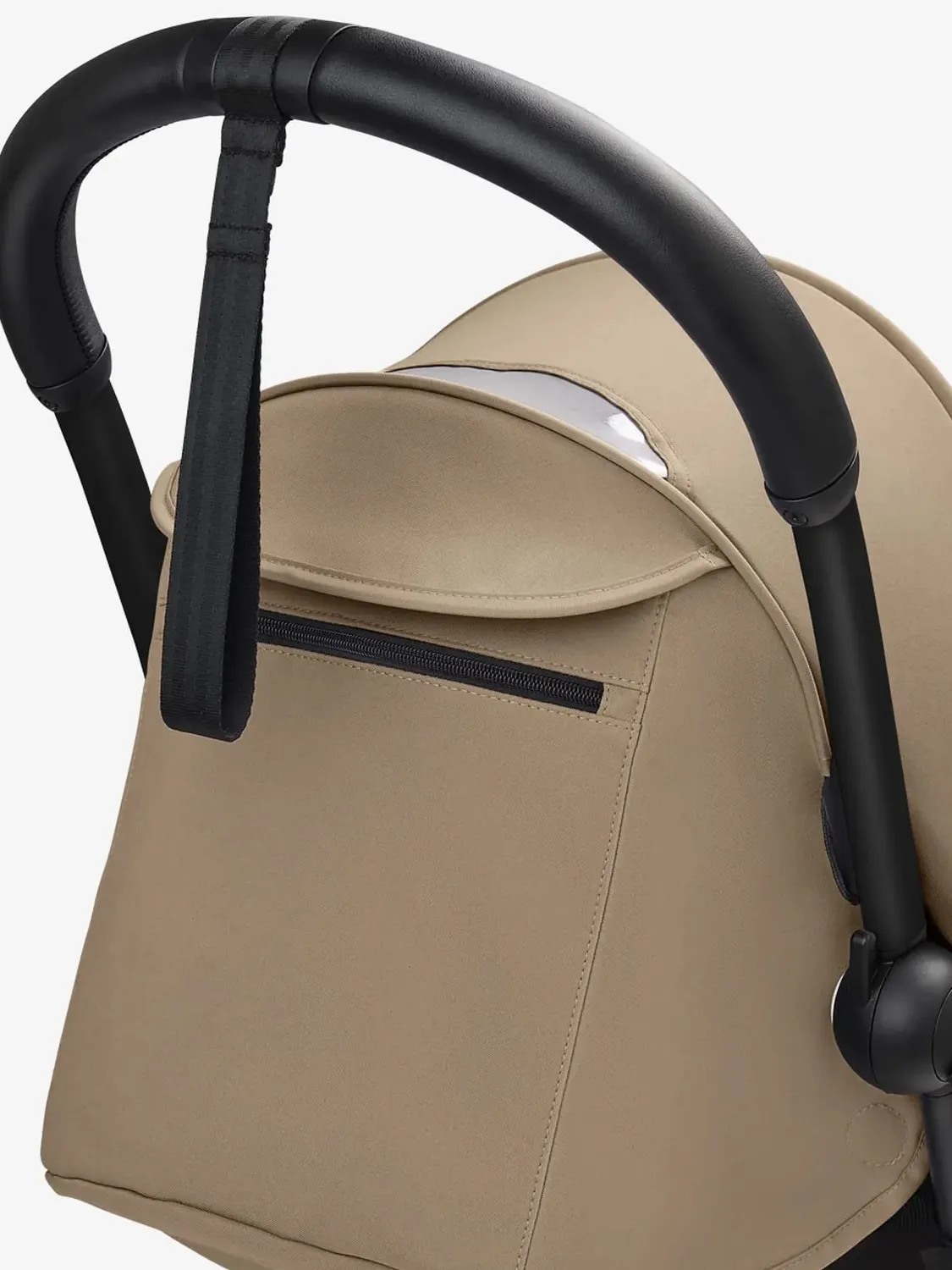 Коляска 2 в 1 Stokke YOYO3 shell, кофейный (toffee), рама белая. Изображение 17