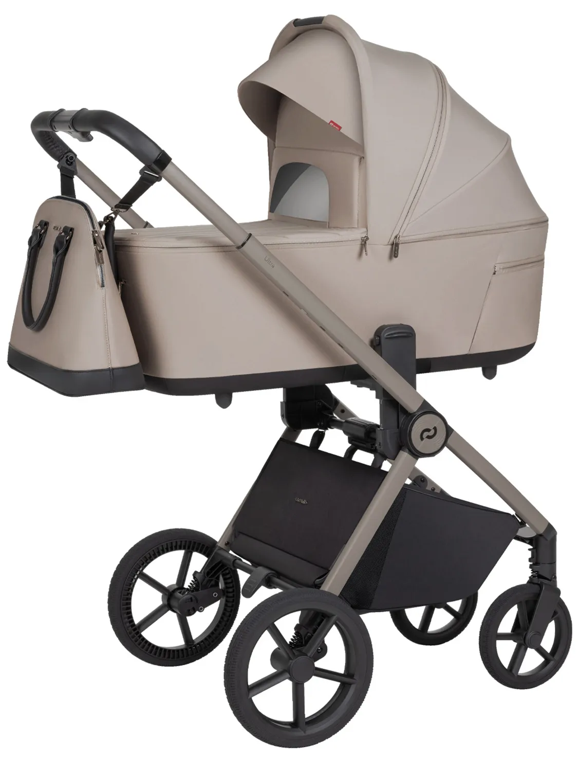 Коляска 2 в 1 CARRELLO Ultra F CRL-6557, бежевый (intense beige). Изображение 2