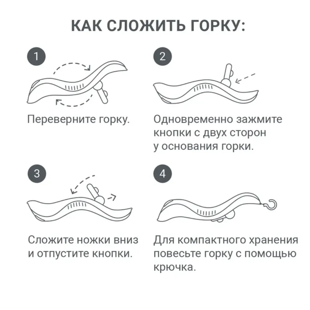 Горка для купания edda