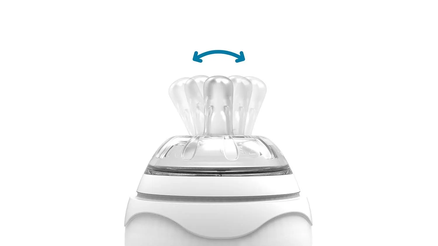 Соска для бутылочек Nuvita силиконовая 6064 Teats Flow Y, 2 шт NU-ALMB0013