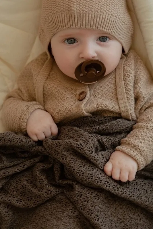 Комбинезон детский LoomKnits Капучино хлопок