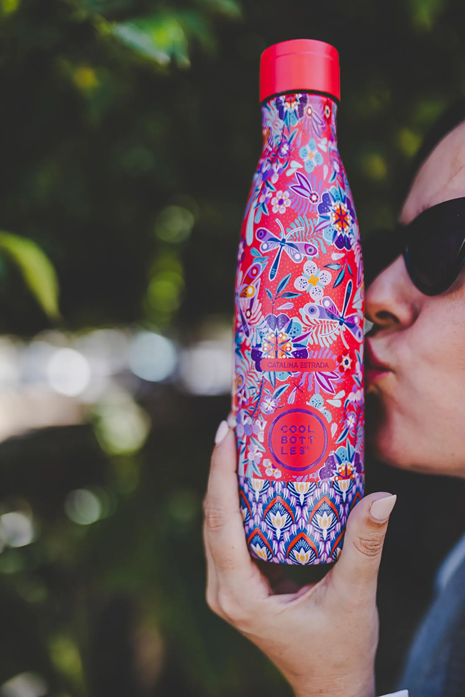 Термос-термобутылка Cool Bottles Catalina Estrada Dragonfly Paradise 500мл CBB50CED