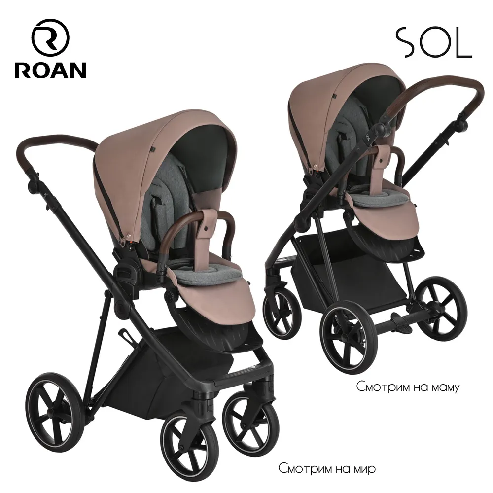 Коляска 2 в 1 Roan Sol