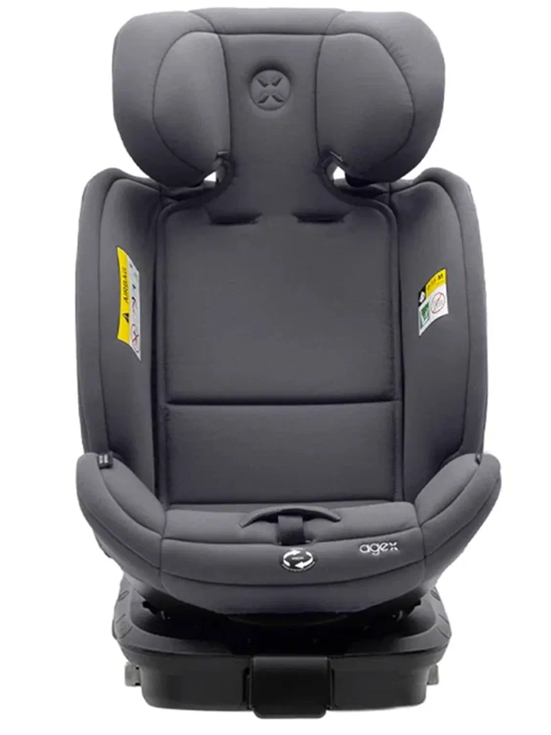 Автокресло 0+/1/2/3 Agex Comfort i-Fix 360 нов, серый (grey). Изображение 6