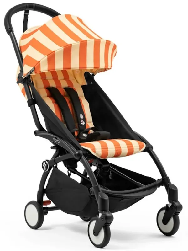 Коляска прогулочная Stokke YOYO3 Леопард рама черная (шасси + текстиль). Изображение 15