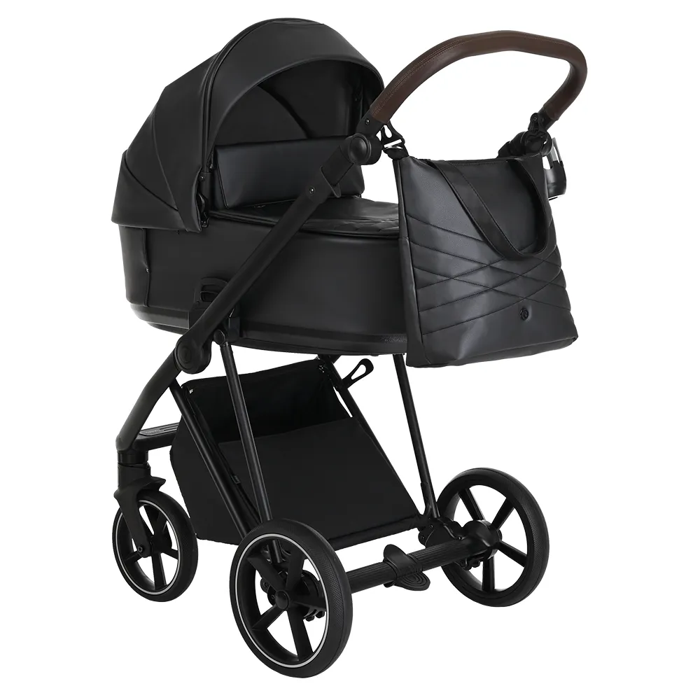 Коляска 2 в 1 Roan Sol экокожа