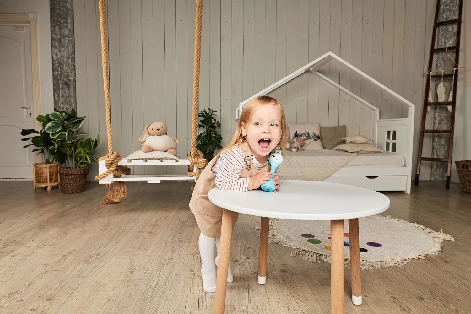 Музыкальная игрушка Alilo Умный зайка R1 синий 60402