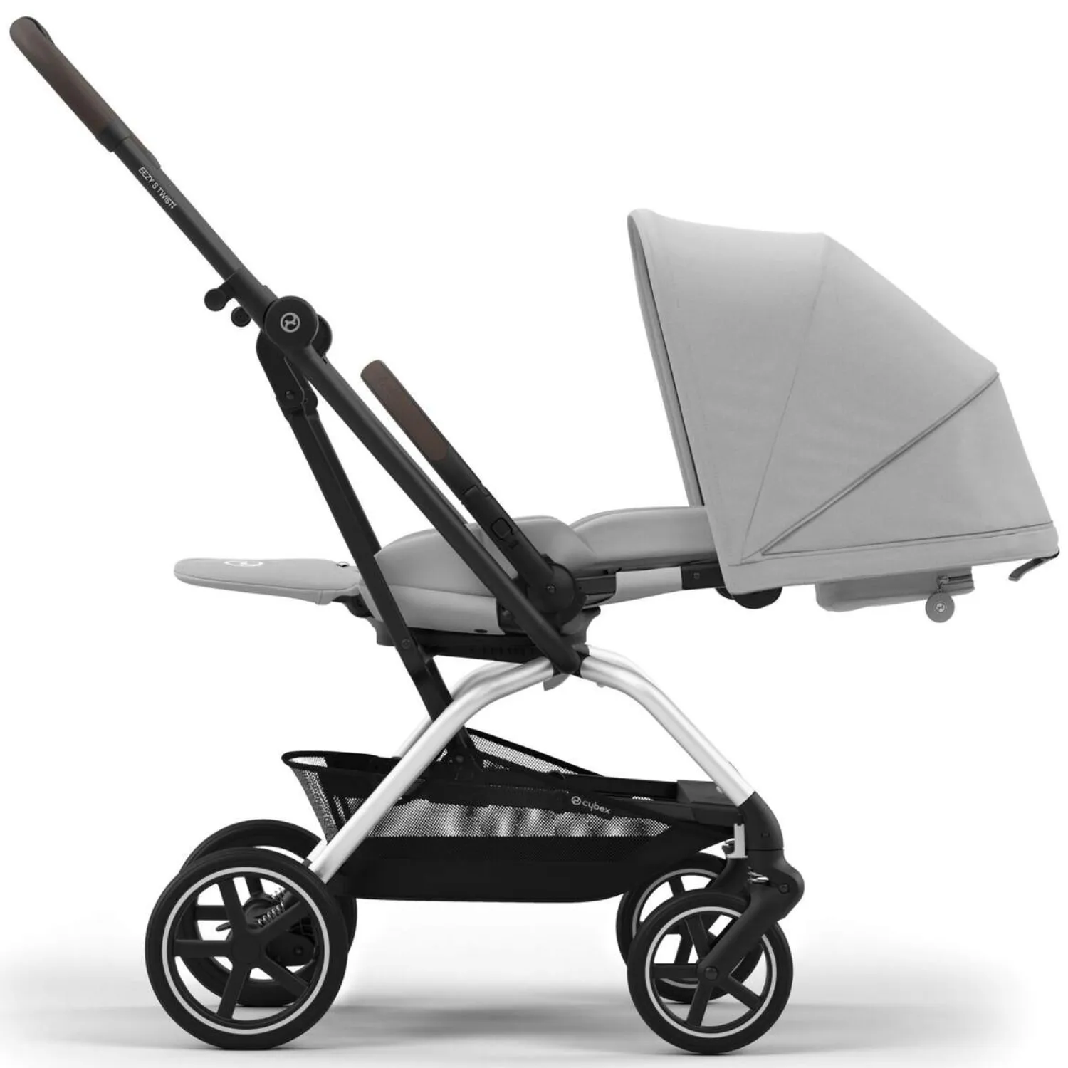 Коляска прогулочная Cybex Eezy S Twist+ 2 с дождевиком и бампером